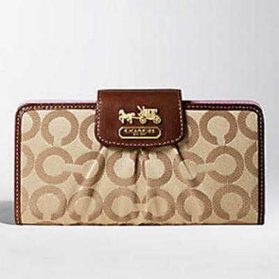 discounted coach wallets - 41985 coffee